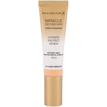 Max Factor Hybridné make-up Miracle Touch Second Skin SPF20 04 Light Medium 30 ml