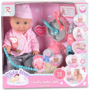 Moni Пишкаща кукла Moni Toys - 36 cm, асортимент (108401) - baby