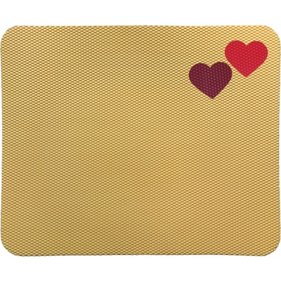 Vylen Barevná nástěnka se srdíčkem Zlatá 660 x 805 mm