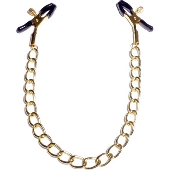 1Sexy Щипки за зърна с верига Exclusive №16 златисти