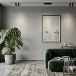 Polaris WPC панел за стена Persian Linen със сив текстилен ефект | 288 x 122cm | Цена 74, 38€
