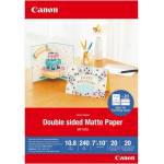 Canon Matte Photo Paper MP-101D 4076C007, 240 g/m2, 12x12 см, 30 бр. , матова, мастиленоструйна, бяла, фотохартия (4076C007)
