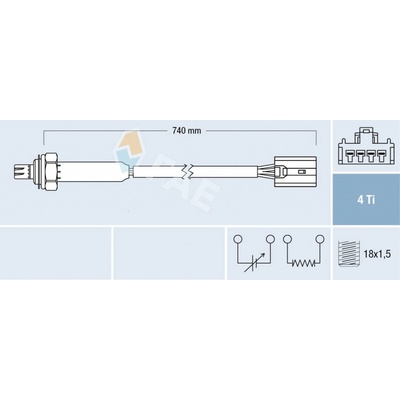 Lambda sonda FAE 77189