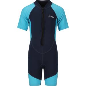 ZIG ZAG Детски цял бански от ликра (UV защита) Zig zag Kid's Swim Suit Lycra - Cyan Blue - размер 10 Years (750-2641-0114)