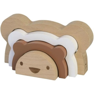 Bambam Дървена играчка BamBam - Eco Friendly, Дъга, Мече (51595)