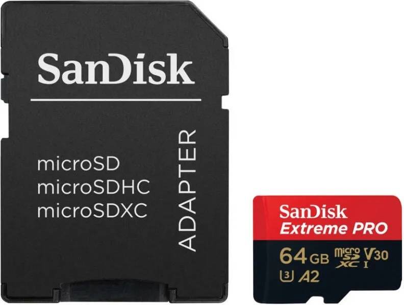 SanDisk Extreme PRO microSDXC 64GB (SDSQXCU-064G-GN6MA/214503)
