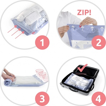 Compactor 2 ks 30 litrů 45 x 65 cm