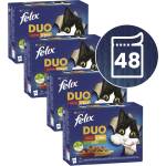 FELIX Капсули FELIX Fantastic DUO, вкусен избор със зеленчуци в желе 48 x 85 г