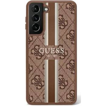 GUESS Samsung Galaxy S23 brown hardcase 4G Printed Stripe (GUHCS23SP4RPSW)