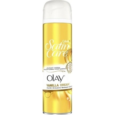 Gillette Oley Satin Care gél na holenie Vanilkový sen 200 ml