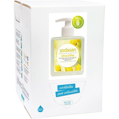 Sodasan BIO tekuté mydlo na ruky Citrón Oliva 20 l