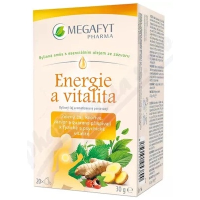 MEGAFYT Energia a vitalita bylinný čaj 20 x 1,5 g