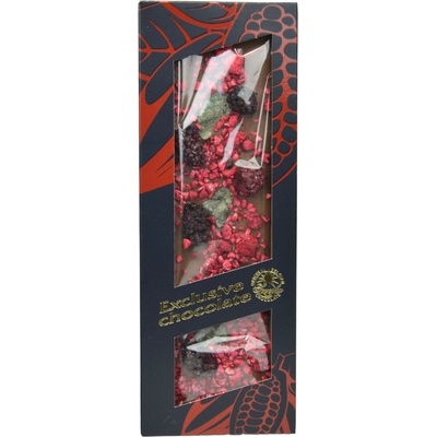 SEVERKA mléčná čokoláda exclusive s ostružinami malinami a mátou 120 g