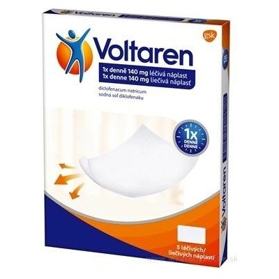 Haleon Voltaren 1x denně 140 mg léčivá náplast 5 ks