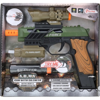 Toi-Toys Игрален комплект Toi Toys - Модулен пистолет, със звук и светлина (32589)