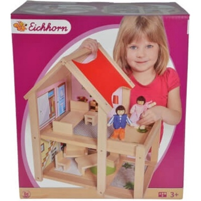 Eichhorn Dřevěný domeček pro panenky Doll's House 41 cm