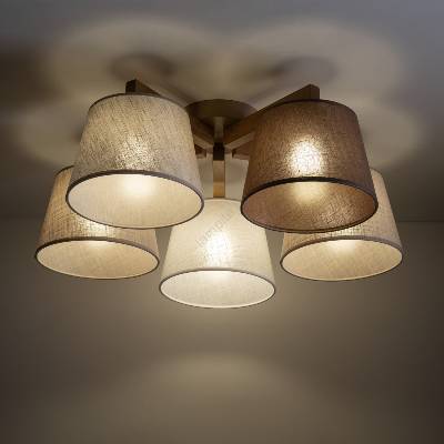 - Плафонен полилей LATTE SABIA 5xE27/15W/230V бор/микс (BG2516)