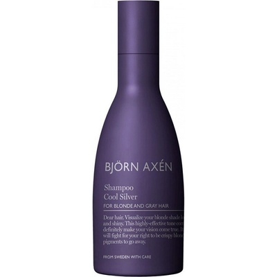 Björn Axén Šampon Cool Silver pro redukci měděných tónů pro blond a šedivé vlasy 250 ml