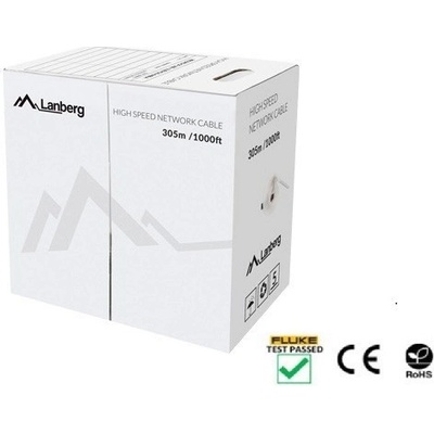Lanberg Lcu5-12Cu-0305-Bk Utp Cat.5E, 305m, černý
