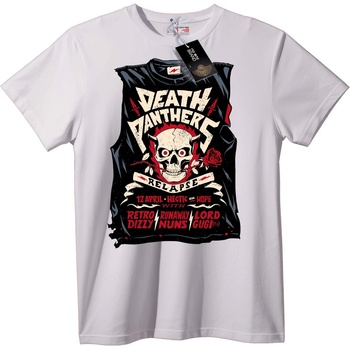 NOONEBRAND Тениска Death Panthers Концерт Relapse - 2XL, White