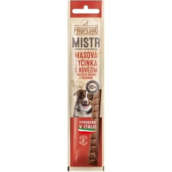 Partner in Pet Food PROPESKO MISTR Meat Sticks - лакомство за куче, месен стик с телешко, 95 % протеин - 10гр - 40901