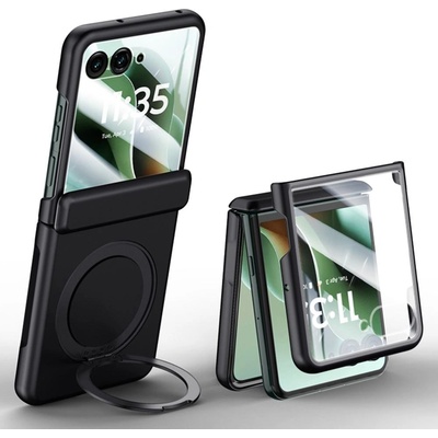 Motorola Магнитен Калъф за Motorola Razr 70 Ultra / 60 Ultra 5G с Въртяща се Стойка и Вграден Протектор - 4 цвята