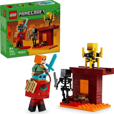 LEGO® Minecraft® 21266 Lávová bitka v Netheri