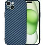 Techsuit Калъф за iPhone 15 Plus - Carbonite FiberShell - Cyan (KF2334606)