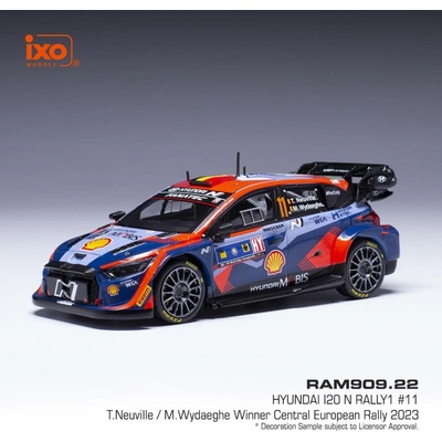 IXO Hyundai i20 N Rally1 Central European Rally 2023 11 Neuville Wydaeghe 1:43