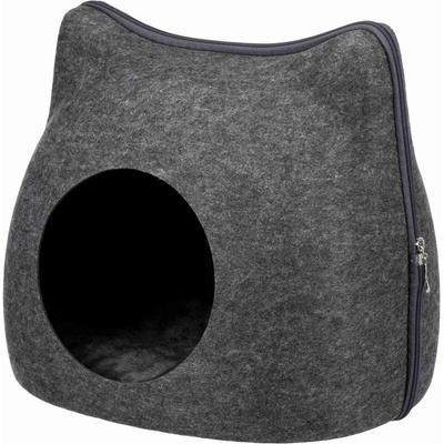 TRIXIE Cat Cave - Фелтена пещера за котки сива 38 x 35 x 37 см