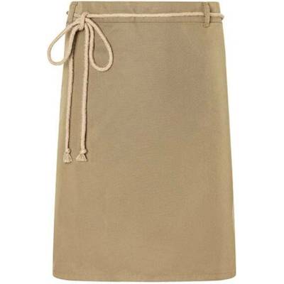 Karlowsky Gastro zástěra s laclem KY056 Pebble 70 x 85 cm