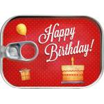 Gespaensterwald Картичка в консерва Gespaensterwald - Birthday, червена (3023)