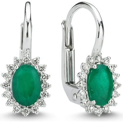 Lillian Vassago zlaté se smaragdem a brilianty LLV11-SMEG5647-02-EMR