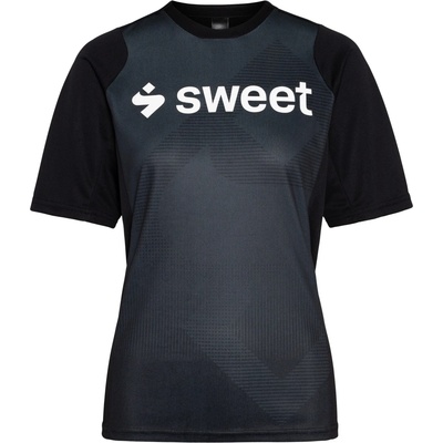 Sweet Protection Дамска фланелка с къс ръкав за колоездене Sweet Protection Women's Hunter II Trail T-Shirt Cycling jersey - Black (156-2831-0114)