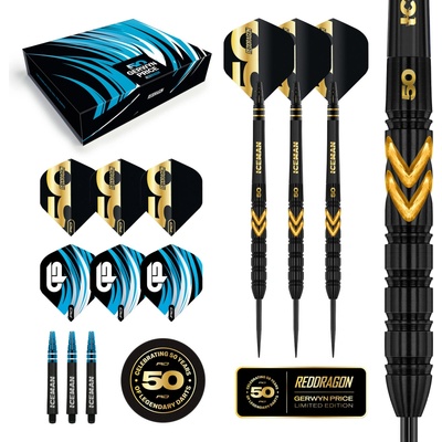 Red Dragon Gerwyn Price 50 Years Limited 90% 23g steel