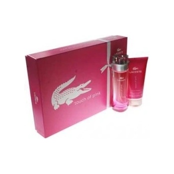 Lacoste Touch of Pink EDT 90 ml + tělové mléko 150 ml dárková sada