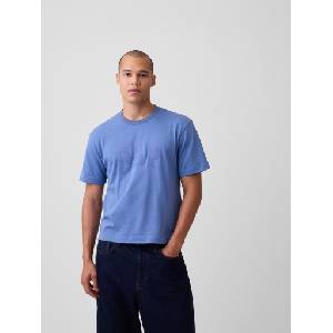 GAP Кроп тениска Heavyweight с лого GAP GAP | Sin | МЪЖЕ | XS