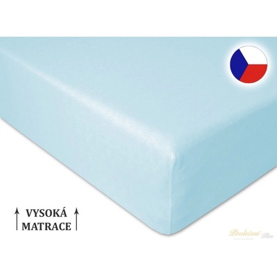 Brotex jersey prostěradlo Exclusive světle modré 180x200
