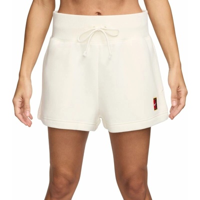 Nike dámske šortky Court Phoenix Fleece High-Waisted pale ivory