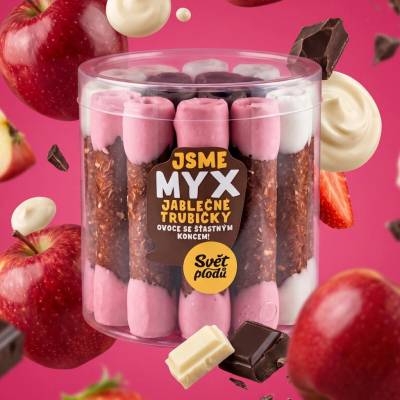 Svět Plodů Myx Jablečné trubičky váha 220 g