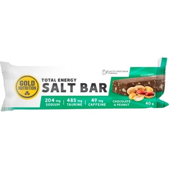 Gold Nutrition Total Energy Salt Bar - Choco & Peanut [40 грама] Шоколад с фъстъци