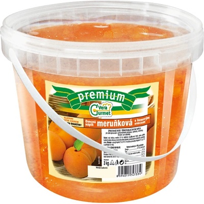 Vera Gurmet Džem meruňka LIGHT 3 kg