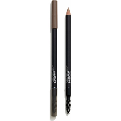 Gosh Eyebrow ceruzka na obočie s kefko 3 grey Brown 1,2 g