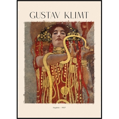 Jen tak z lásky Gustav Klimt - Hygieia Rozměr plakátu: 40 x 50 cm