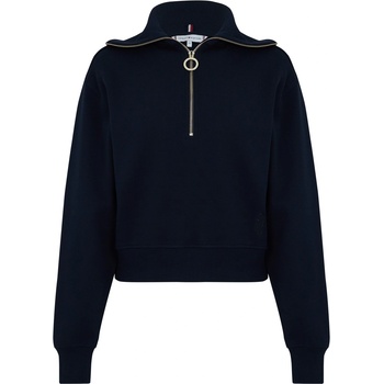 Tommy Hilfiger Блуза Tommy Hilfiger Zip Collar Sweatshirt - SMU NAVY