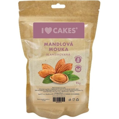 I LOVE CAKES Mleté blanšírované mandle 1 kg