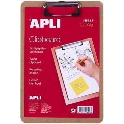 Apli A45 psací podložka dřevo