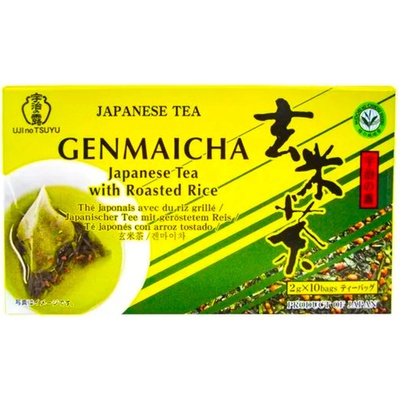 Ujinotsuyu Genmaicha zelený japonský čaj 10 sáčků 20 g