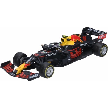 Bburago 2020 RACE F1 červenáBull Racing RB16B 2021 11 Sergio Pérez with helmet hard case BB38056nr11 1:43