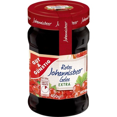 G&G červený rybíz Džem s 50% ovoce 450 g